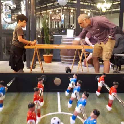 שולחנות משחק, הוקי, כדורגל-שולחן